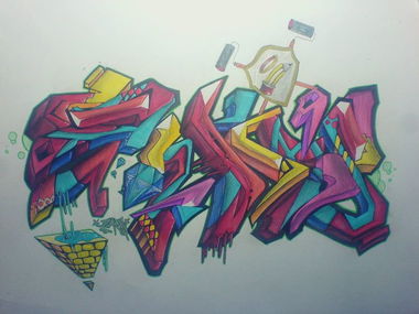 Graffiti Sketch - Photo by AcaZaks - Zaks (2013)