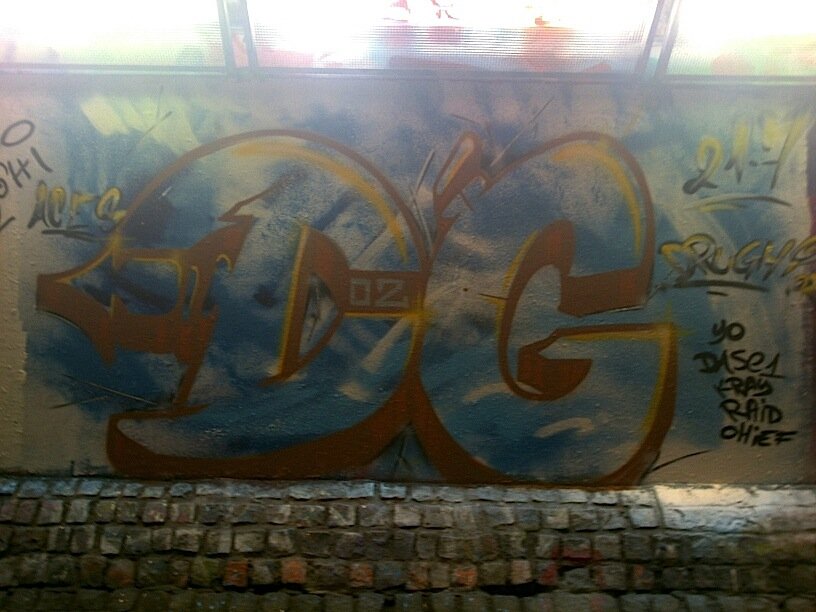 Graffiti Wall in Hasselt - Photo by Aces - Can, crushing, freestyle (2013)