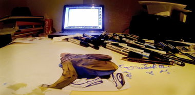 Graffiti Sketch - Photo by Aces - Harcore, trains, Sketchbattle (2013)