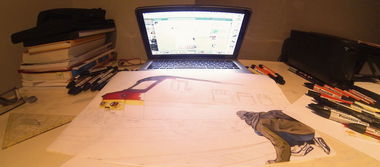 Graffiti Sketch - Photo by Aces - Hardcore, Sketchbattle, Aces (2013)