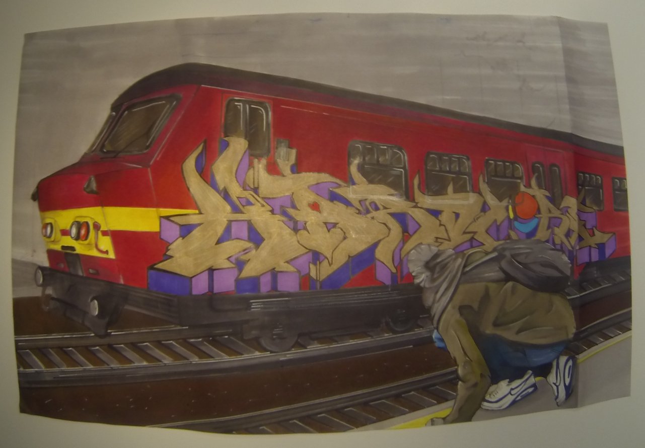 Graffiti Sketch - Photo by Aces - Hardcore, sketchbattle, Aces (2013)