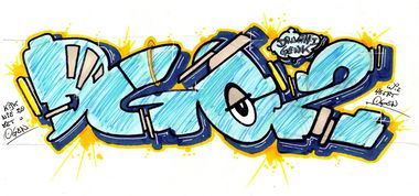 Graffiti Sketch - Photo by Aces - DG02, DG, Drughi (2014)