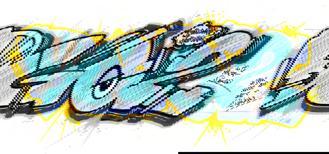 Graffiti Sketch - Photo by Aces - DG02, DG, Drughi (2014)