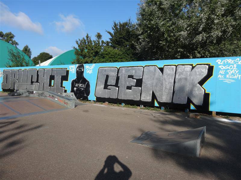 Graffiti Wall - Photo by Aces - Drughi, Genk, Ninja (2013)