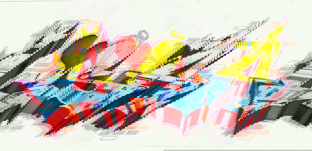 Graffiti Sketch - Photo by Aces - Lisa, Aces (2014)