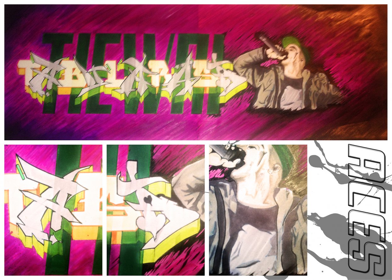 Graffiti Sketch - Photo by Aces - Tiewai, Tabularasa, Genk (2014)