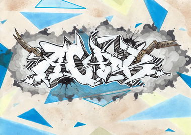 Graffiti Sketch - Photo by Aces - ACAB, Free, Mathias (2014)