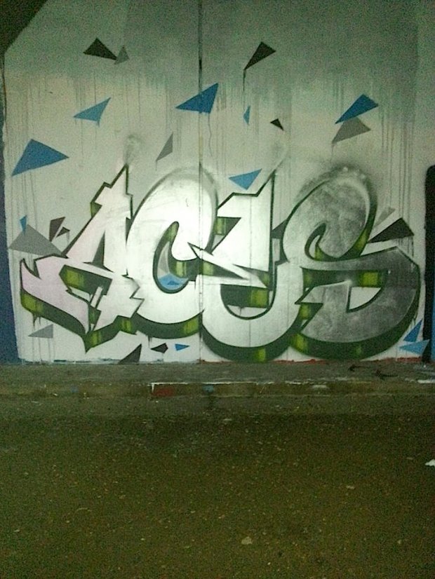 Graffiti Wall in Bocholt - Photo by Aces - Aces, Freestyle, 2014 (2014)