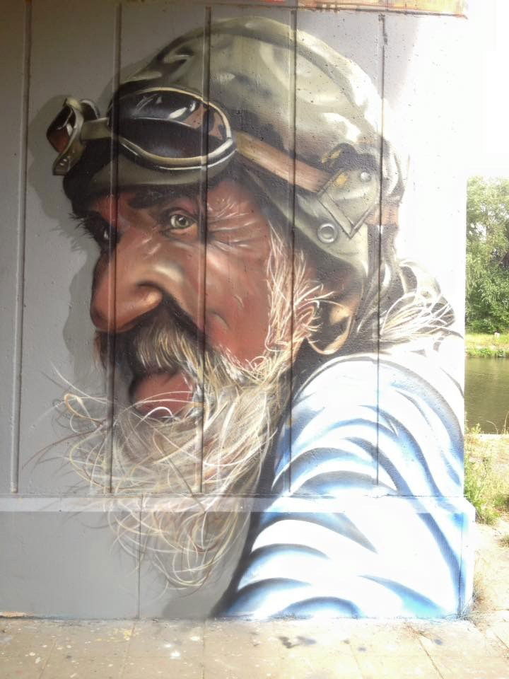 Graffiti Wall in Dilsen - Photo by Aces - Aces, 2016, Dilsen (2016)