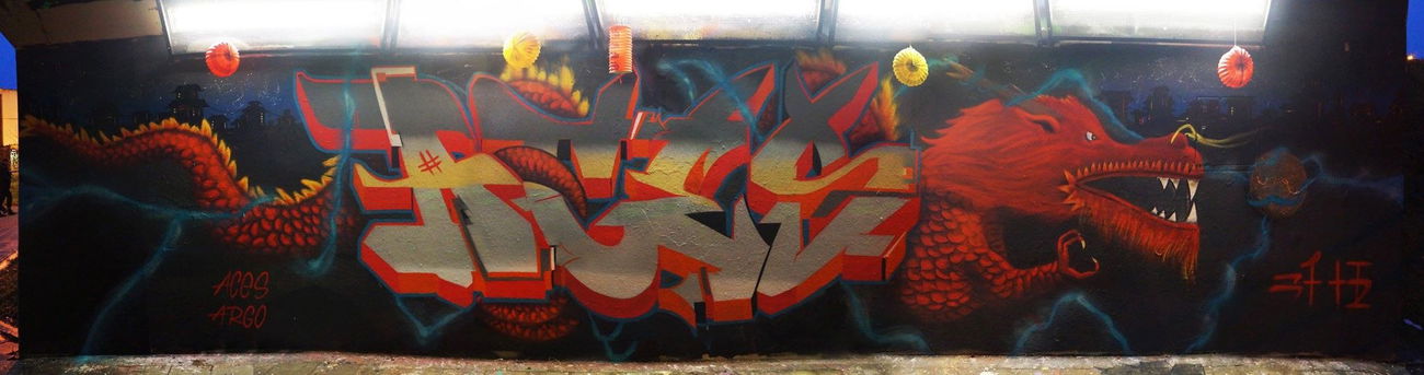 Graffiti Wall - Photo by Aces (2015)