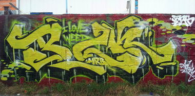 Graffiti Wall in Berlin - Photo by Achim - POLKA, POLK, ACHIM (2013)