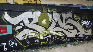 Graffiti Wall in Berlin - Photo by Achim - Polka, polk, mrb (2013)