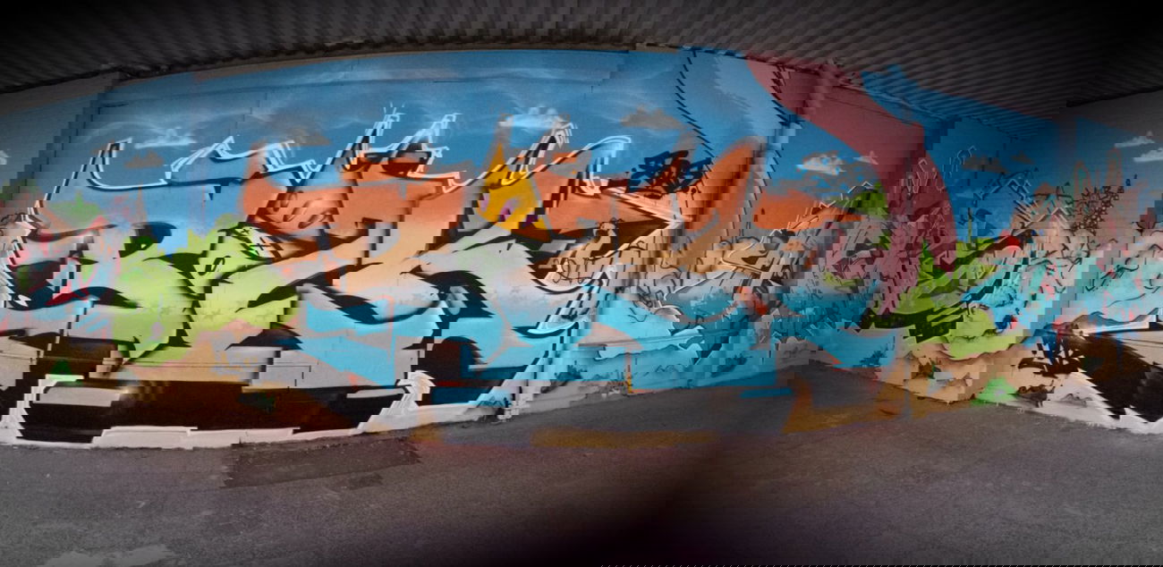 Graffiti Wall - Photo by Achim - polk, sars, mrb (2013)