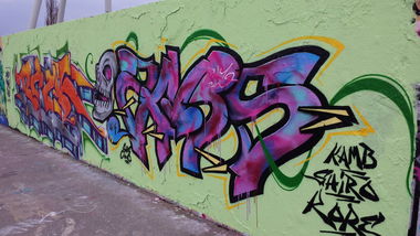 Graffiti Street Art - Photo by Achim - Sars, polk, daks (2014)