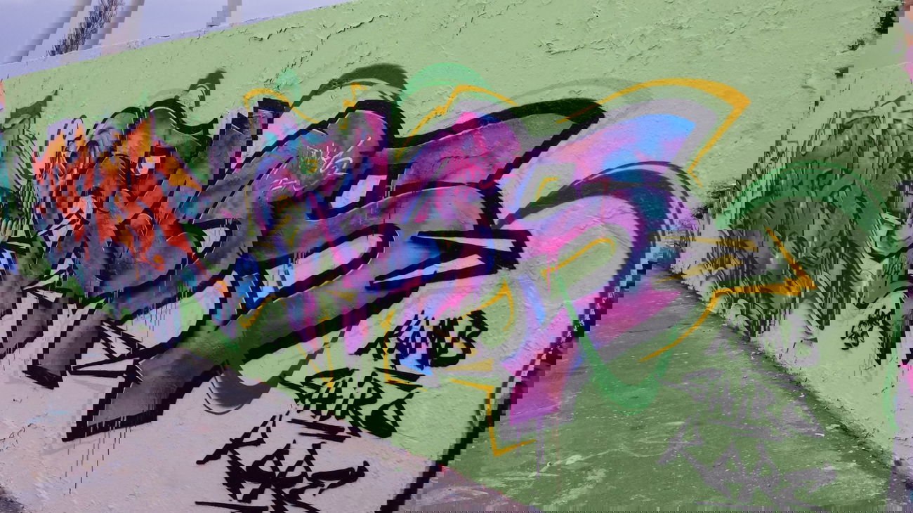 Graffiti Street Art - Photo by Achim - Sars, polk, daks (2014)