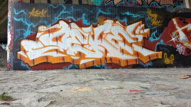 Graffiti Wall - Photo by Achim - o, eke, achim (2014)