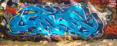 Graffiti Wall - Photo by Achim - urban, art, bbq (2014)