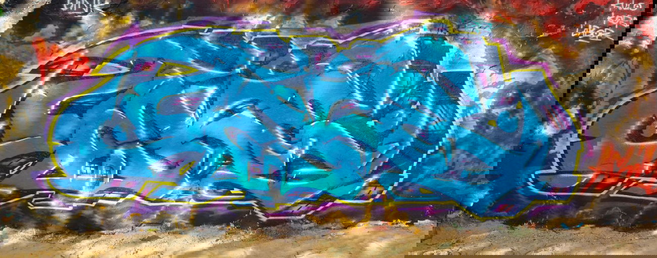 Graffiti Wall - Photo by Achim - urban, art, bbq (2014)