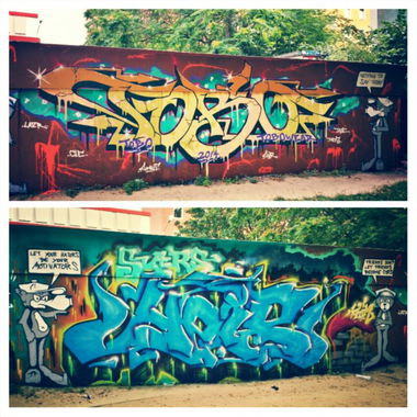 Graffiti Wall - Photo by Achim - Achim, heip, sars (2014)