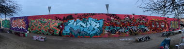 Graffiti Wall in Berlin - Photo by Achim - Mauerpark (2014)