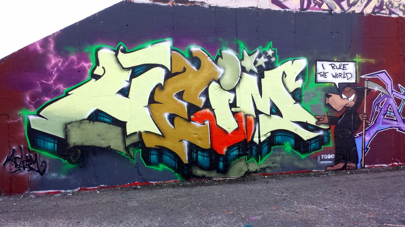 Graffiti Wall - Photo by Achim - Achim, 86 (2015)