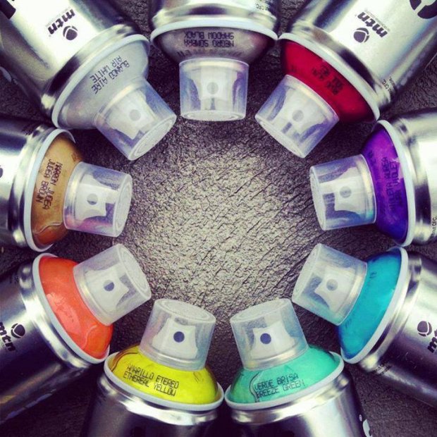 Graffiti Artwork in Konin - Photo by Acid1 - spray, mtn, montana (2013)