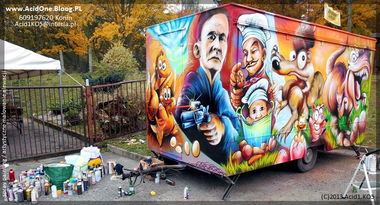 Graffiti Wall in Konin - Photo by Acid1 (2013)