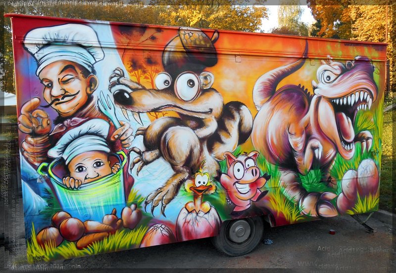 Graffiti Artwork in Konin - Photo by Acid1 - Konin, Acid (2013)