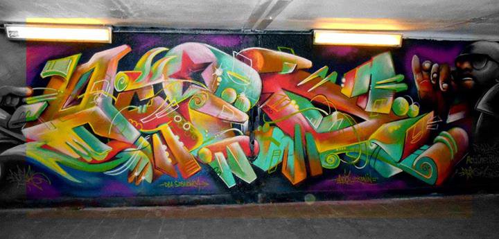 Graffiti Wall - Photo by Acid1 - acid, Sosnowiec (2014)