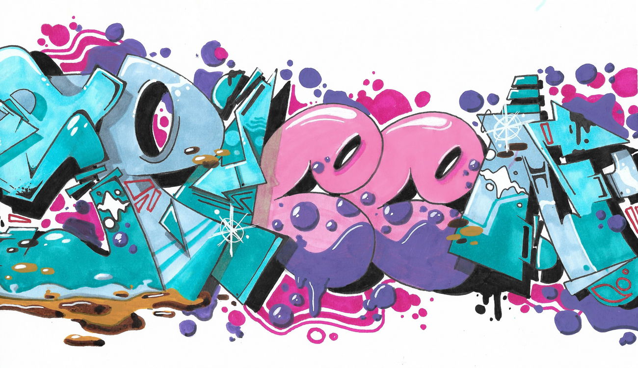 Graffiti Wall in EINDHOVEN - Photo by Acidone - acid, spleen, sandy (2017)