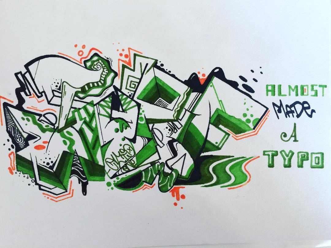 Graffiti Wall in EINDHOVEN - Photo by Acidone - acid, type, almosttypo (2018)