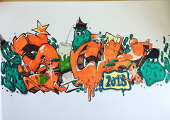 Graffiti Sketch in EINDHOVEN  - Photo by Acidone - Acid (2018)