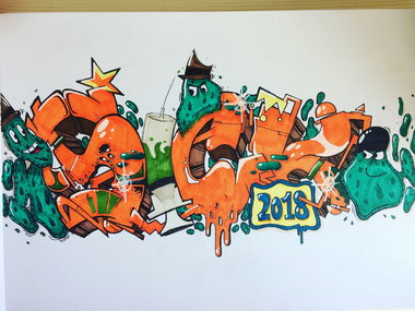 Graffiti Sketch in EINDHOVEN  - Photo by Acidone - Acid (2018)