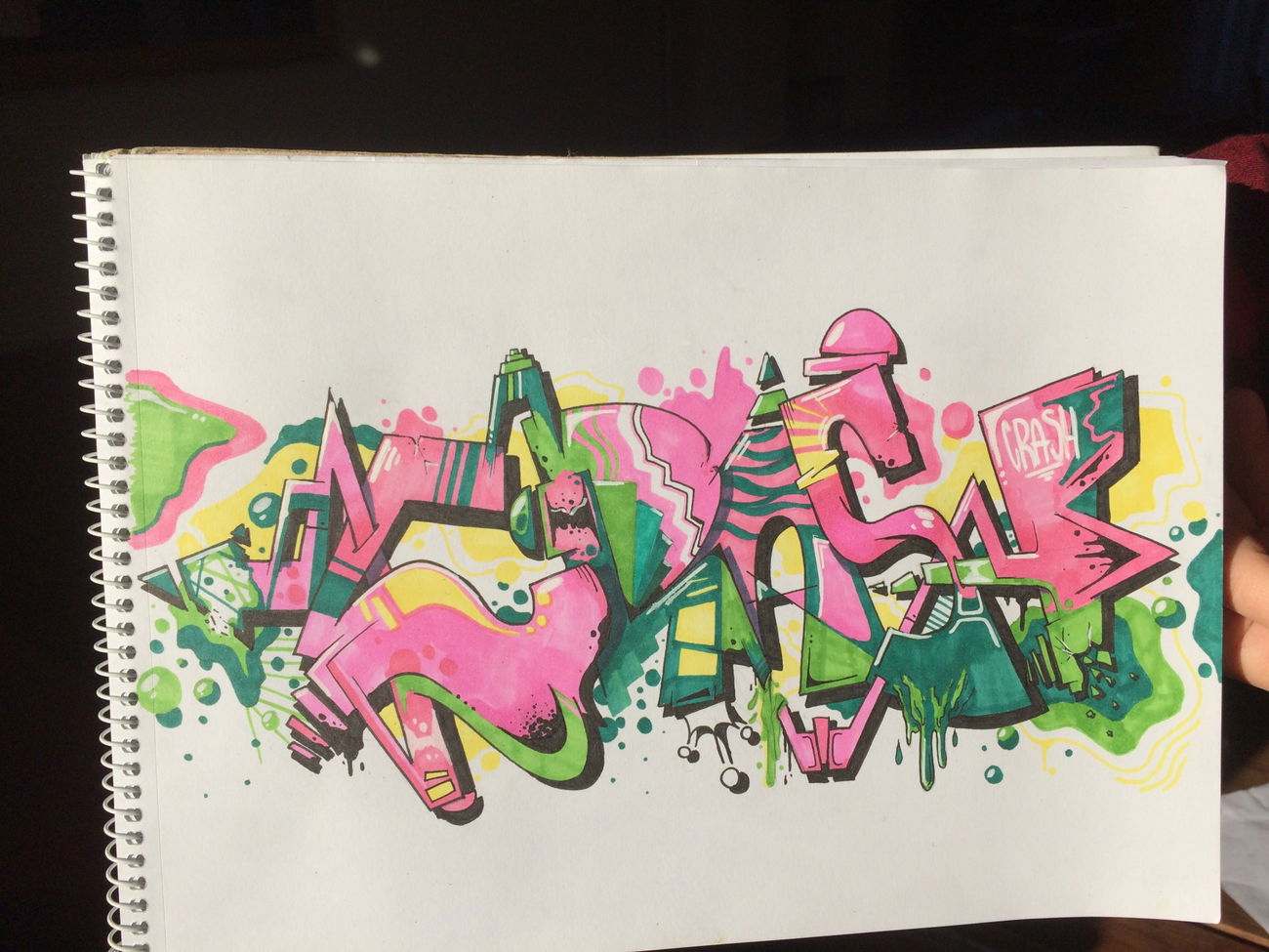 Graffiti Wall in EINDHOVEN - Photo by Acidone - crash, acid (2016)