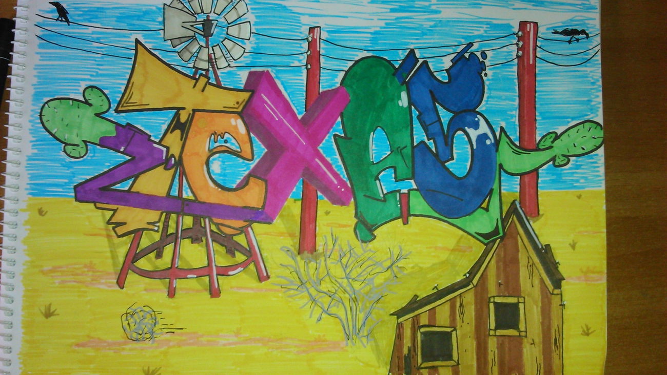 Graffiti Sketch - Photo by Acidone - texas, battle, acid (2015)