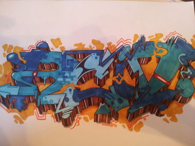 Graffiti Sketch in Eindhoven - Photo by Acidone - eindhovenlife (2015)