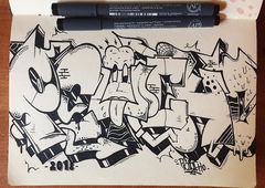 Graffiti Wall - Photo by Acidone