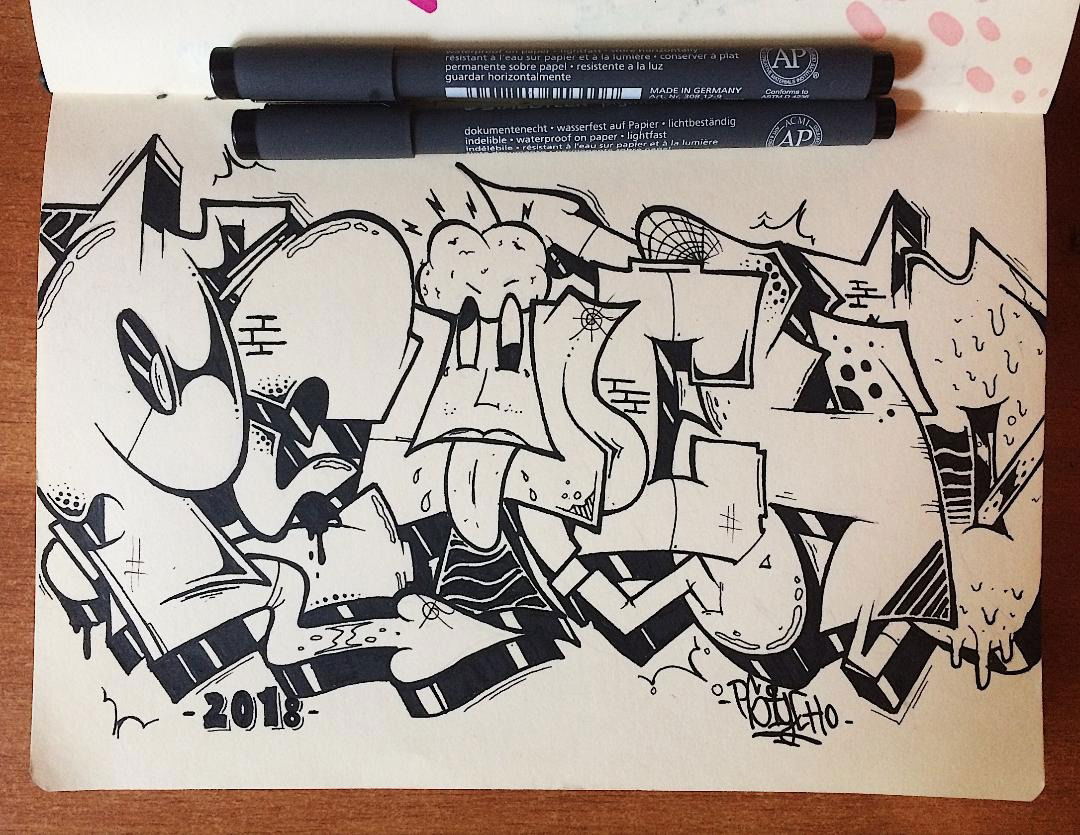 Graffiti Wall - Photo by Acidone