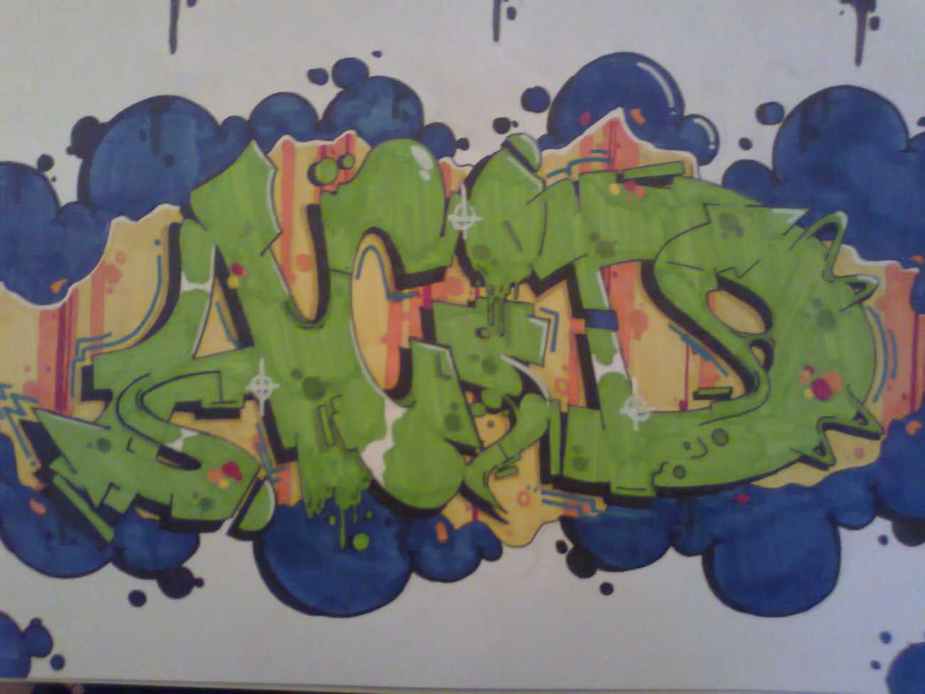 Graffiti Sketch - Photo by Acidone - acid (2015)