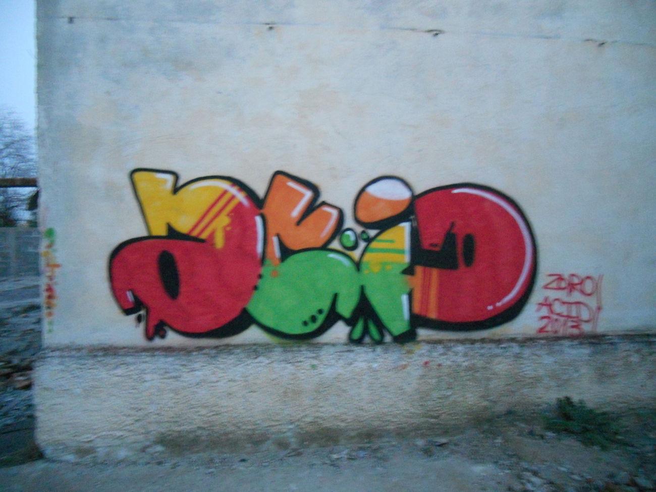 Graffiti Wall in Galați - Photo by Acidone - acid, zoro (2013)