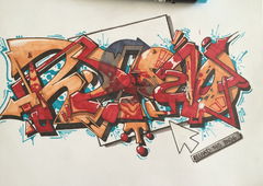 Graffiti Wall in LUBECK - Photo by Acidone - acid, reloadthispage (2016)