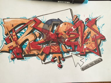 Graffiti Wall in LUBECK - Photo by Acidone - acid, reloadthispage (2016)