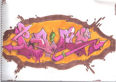 Graffiti Sketch - Photo by Acidone - acid, power, battle (2015)