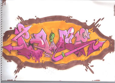 Graffiti Sketch - Photo by Acidone - acid, power, battle (2015)
