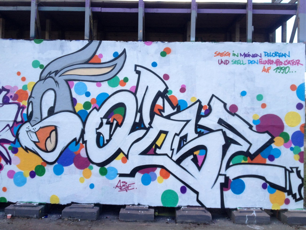 Graffiti Wall in Berlin - Photo by AcselFoley - Acse, Akse (2015)