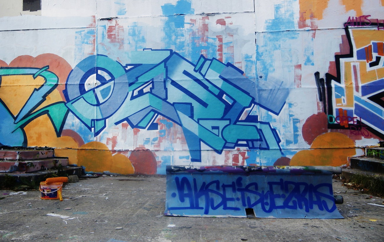 Graffiti Wall in Berlin - Photo by AcselFoley - Akse, Acse (2012)