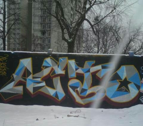 Graffiti Wall - Photo by ActoNE - acto, smc, winter (2012)