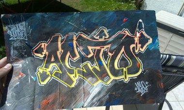 Graffiti Artwork - Photo by ActoNE - sticker, background, acto (2013)