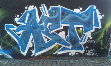 Graffiti Wall - Photo by ActoNE - Dresden, Scheune, Act (2014)