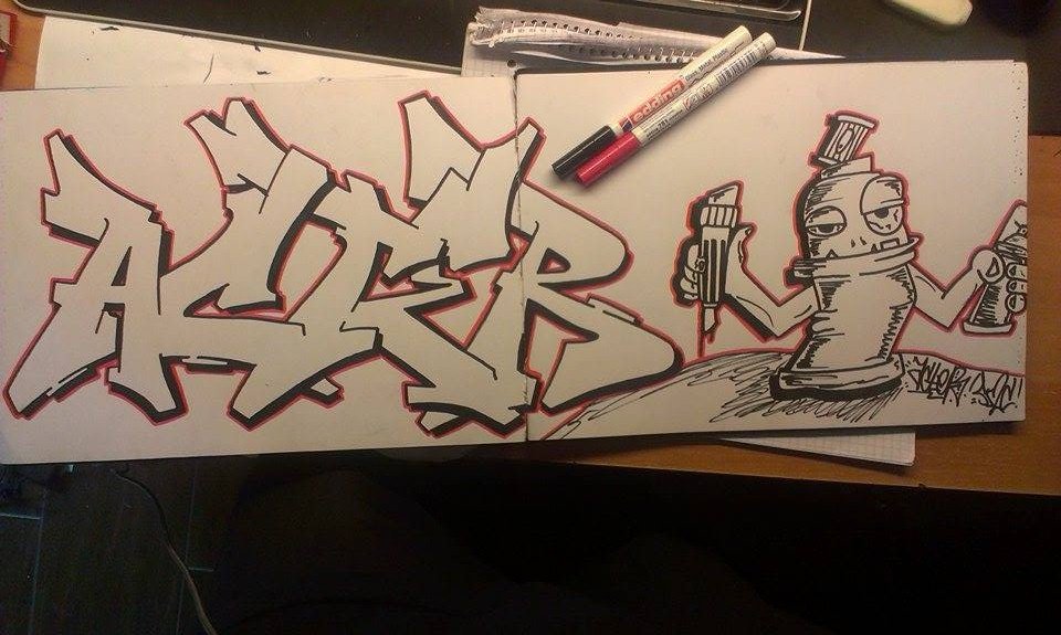 Graffiti Sketch - Photo by ActoNE - acter, smc, black (2014)